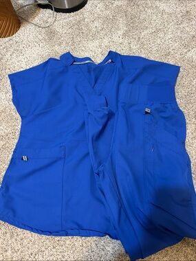 Climate Right Scrubs Blue